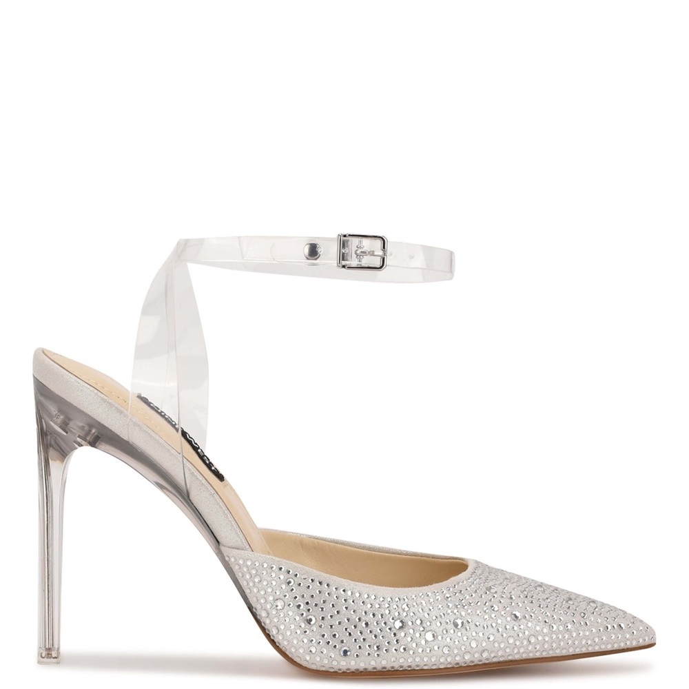 NEW in Box - Nine West Sparkle Ankle Strap Pumps Size 7.5